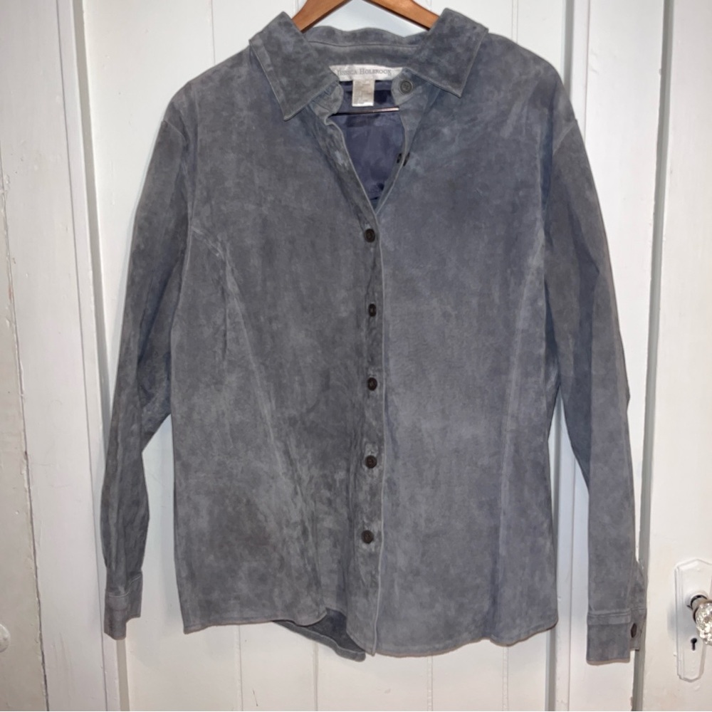 Vintage suede button down